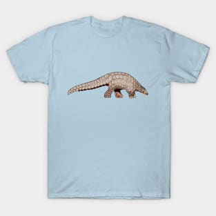 Pangolin cartoon illustration T-Shirt